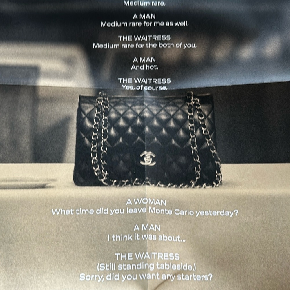 Chanel “the iconic bag” poster